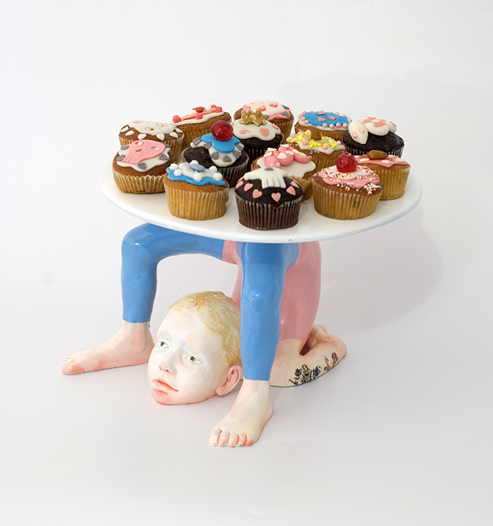 anything to please you, 2010, aluminum, 25x25x20cm